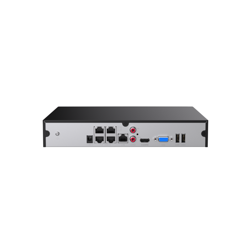 Сетевой видеорегистратор Tenda IP-COM NVR3104-4P на 4 канала, UHD, PoE, фото 4