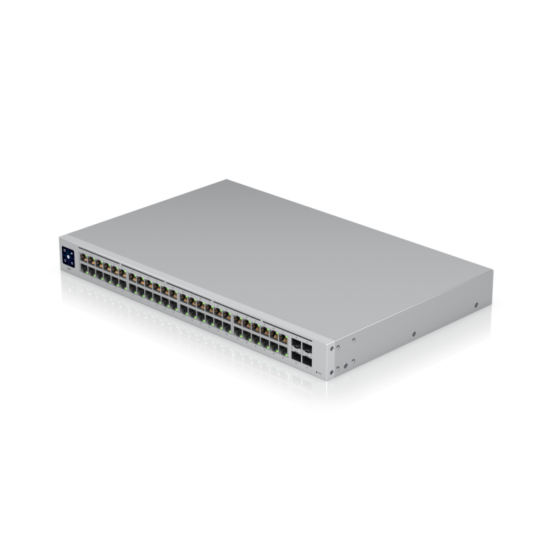 Коммутатор Ubiquiti UniFi USW-48 управляемый, 48 портов 1 Гбит/с, 4 SFP, для стойки, фото 2
