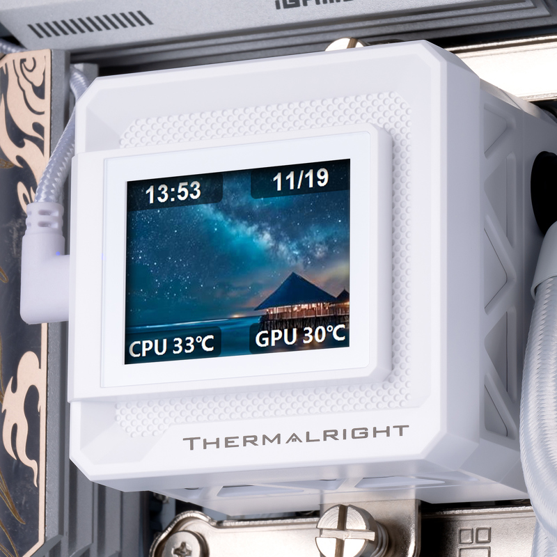 Система жидкостного охлаждения Thermalright Frozen Warframe SE 360 ARGB V2, белый, фото 6