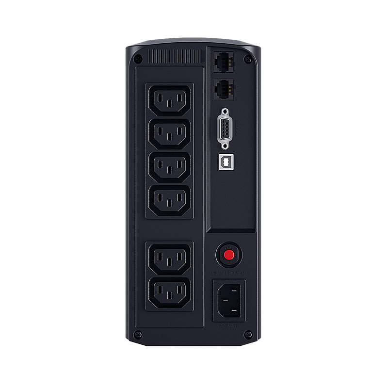 ИБП Cyberpower Line-Interactive 1000VA, 1000 ВА, 550 Вт, 6 розеток, IEC C13, фото 4