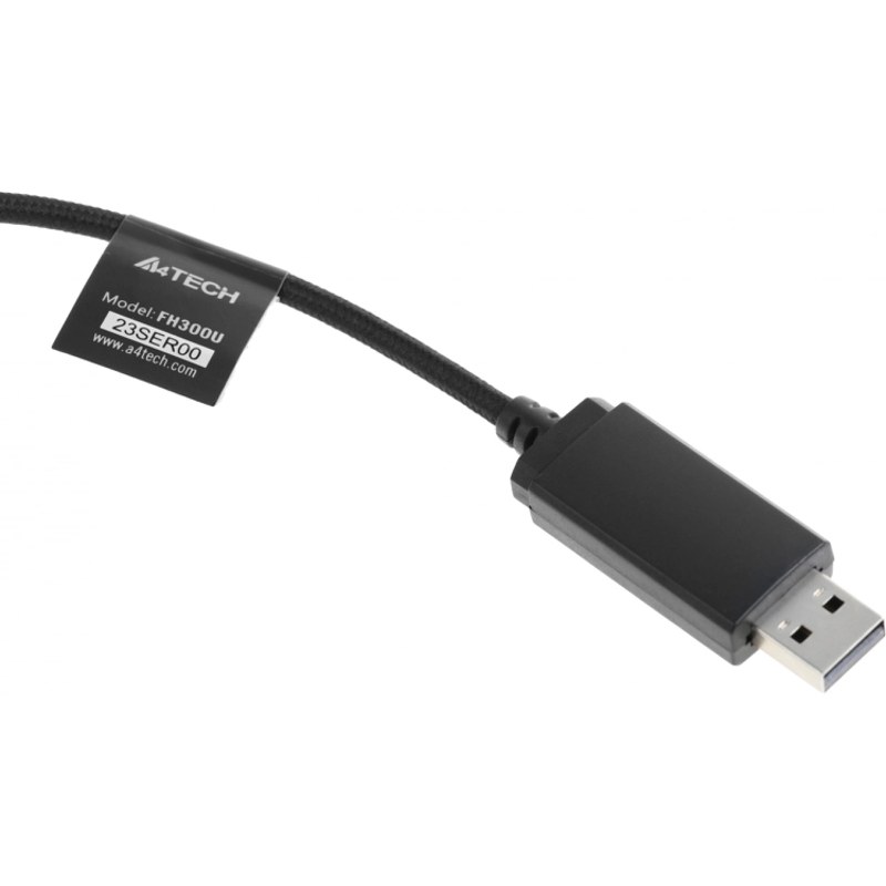 Гарнитура A4Tech Fstyler FH300U USB, чёрный, фото 4