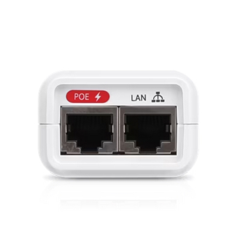 Блок питания PoE Ubiquiti POE-24-24W-G-WH 24 В, гигабитный, белый, вилка EU, фото 4