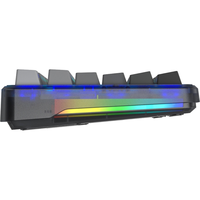 Клавиатура AULA F87 3in1 Gradient, проводное и беспроводное подключение, серый, подсветка, фото 4