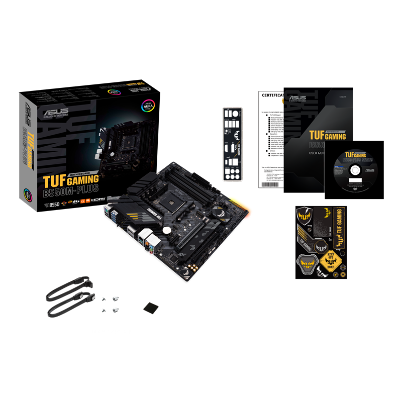 Материнская плата ASUS TUF B550M-PLUS, AM4, AMD B550, mATX, DDR4, фото 13
