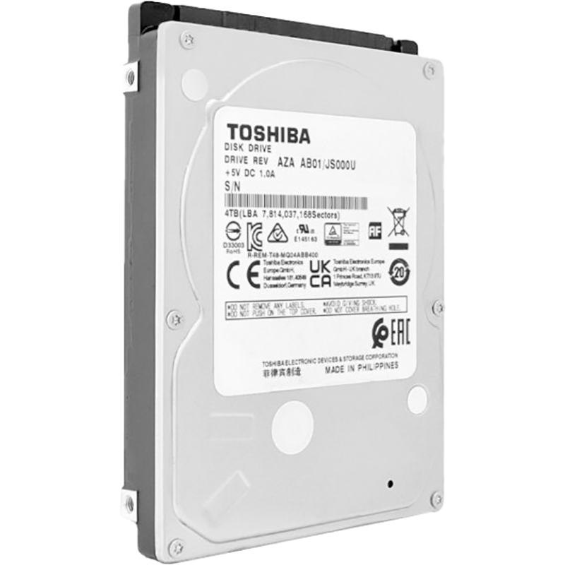 Жёсткий диск восстановленный Toshiba 4 ТБ 2,5″, 5400 об/мин, кэш 128 МБ, для ПК и ноутбуков, фото 2