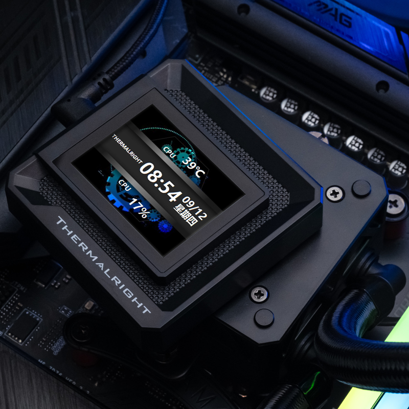 Система жидкостного охлаждения Thermalright Frozen Warframe SE 360 ARGB V2, чёрный, фото 9