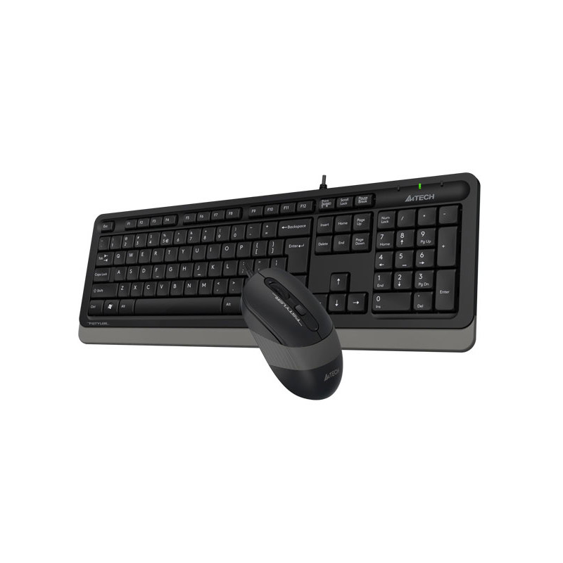 Комплект клавиатура и мышь A4Tech + Fstyler F1010, проводное подключение, USB-A, серый, фото 8