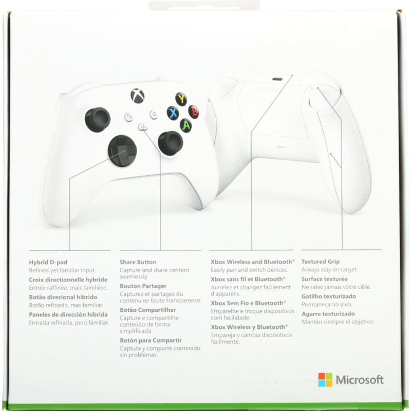 Геймпад Microsoft Xbox Controller, Bluetooth, для Android, iOS, Xbox One, Xbox Series, белый, фото 7