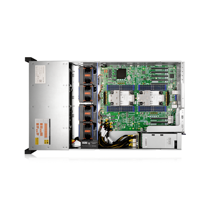 Серверная платформа Gooxi AS201-D12RE-G4 2u 12bay server platform with expander bp, based on rapid sapphire TDP=350w raid card: 9460-8i+BBU (Gooxi 0.95.002.1123), фото 2