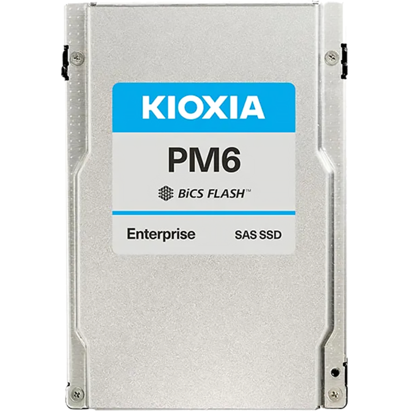 Серверный твердотельный накопитель KIOXIA SSD PM6-R, 15360GB, 2.5" 15mm, SAS 24G, TLC, R/W 4150/3700 MB/s, IOPs 595K/160K, TBW 28032, DWPD 1 (12 мес.) (KIOXIA Europe GmbH. KPM6XRUG15T3), фото 3