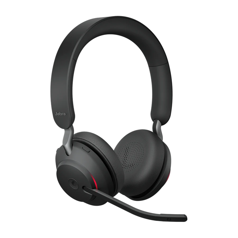 Гарнитура Jabra Evolve2 65 MS Stereo, Bluetooth 5.0, адаптер Link 380c USB-C, чёрная, фото 3