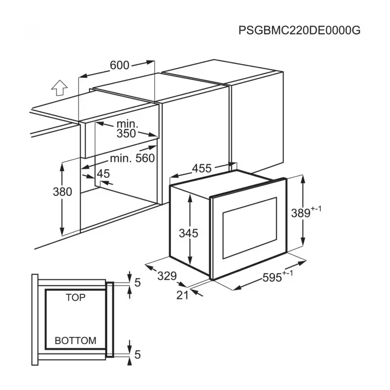 Встраиваемая микроволновая печь Electrolux LMS2203EMX, фото 6