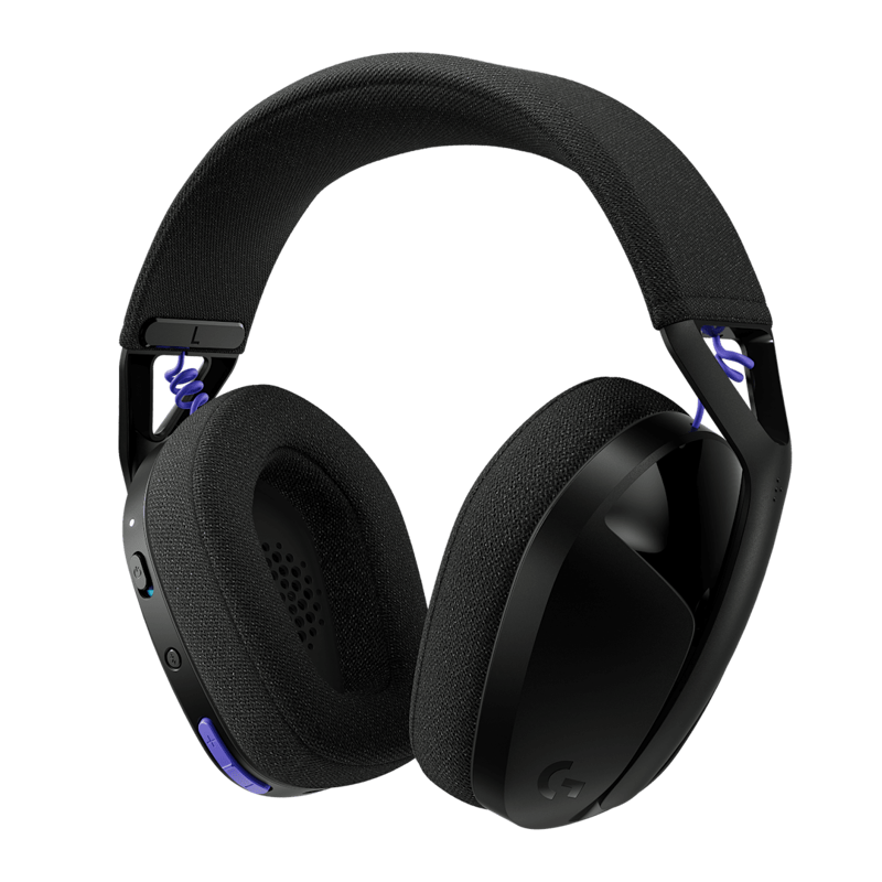 Гарнитура Logitech G321 LIGHTSPEED, радиоканал, Bluetooth 5.2, полноразмерные, чёрный, микрофон поворотный, фото 7