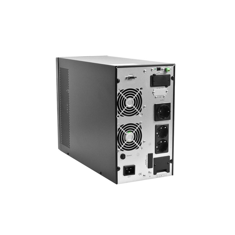 ИБП Powerman Online 2000, 1800 Вт, 3 розетки, Schuko, IEC C14, батарея 4 мин, фото 5
