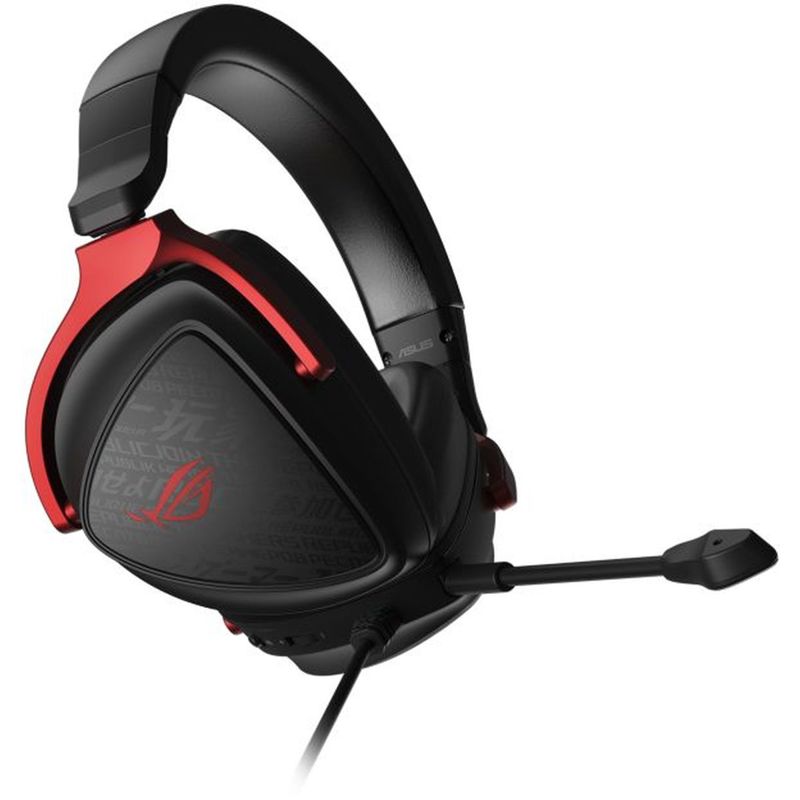 Гарнитура ASUS ROG DELTA S COR, проводное подключение, Mini-jack, накладные полноразмерные, чёрный, фото 2