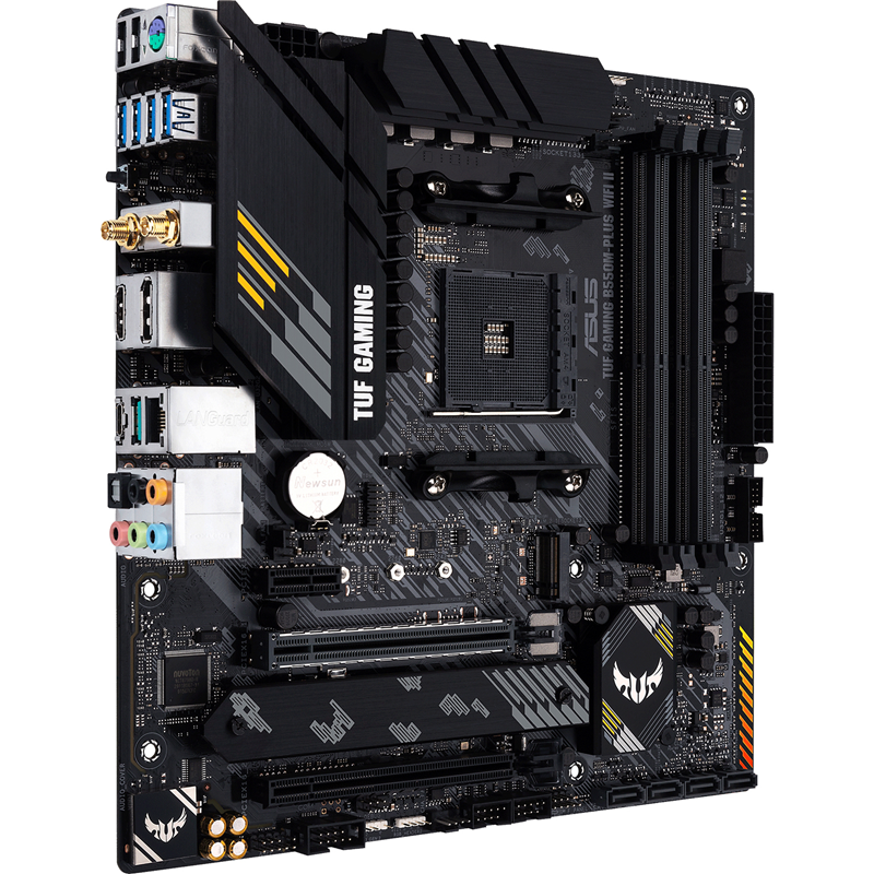 Материнская плата ASUS TUF B550M-PLUS WIFI II, AM4, AMD B550, mATX, DDR4, фото 3