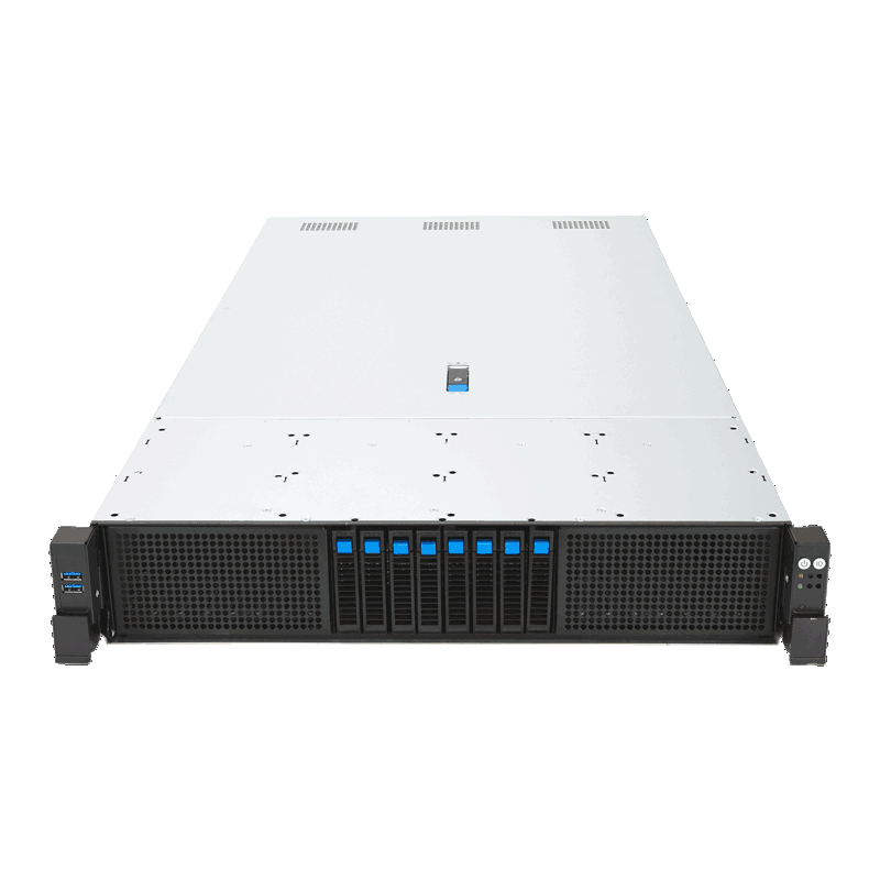 Серверная платформа ASUS RS720-E12-RS8G, 2U, 2x LGA 4710, 32x DDR5 6400, 8 x 2.5" hsb 8x SATA/SAS*/NVMe, 8x PCIe slots* + 2x OCP3.0* (ASUS 90SF03T1-M000H0), фото 2
