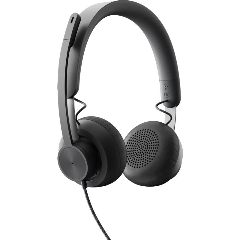 Гарнитура Logitech Headset Zone Wired UC Graphite (Logitech 981-000875), фото 2