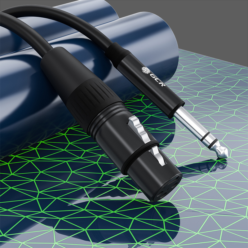 Кабель GCR PRO 7.0m stereo jack 6, фото 3