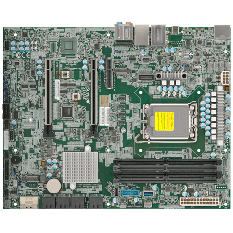 Серверная платформа Supermicro SuperWorkstation Server Mid-Tower, 1x LGA-1851, Intel® W880, 4x DDR5 Up to 192GB, 2x fixed 3.5" (SuperMicro SYS-532AW-C), фото 7