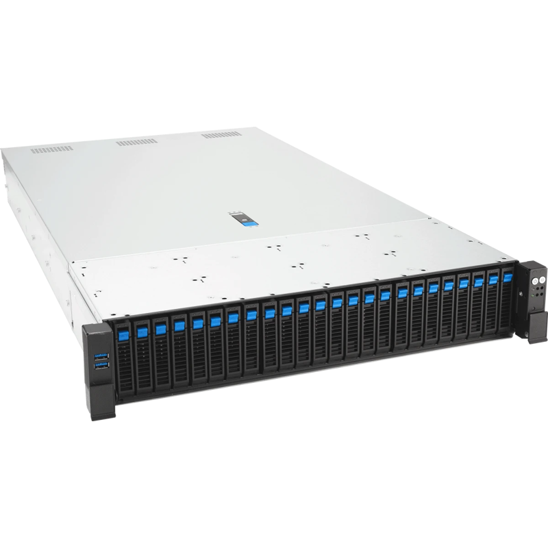 Серверная платформа ASUS RS720-E12-RS24G, 2U, 2x LGA4710, 32x DDR5, 24x 2.5 NVME (or 8NVME+16 SATA*/SAS*), 2 x M.2 Gen5 x2 (ASUS 90SF03T1-M000Y0), фото 3