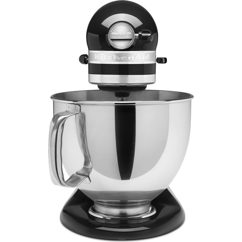 Планетарный миксер KitchenAid Artisan 5KSM175PSEOB, чаши 4,8 и 3 л, 300 Вт, чёрный, фото 3