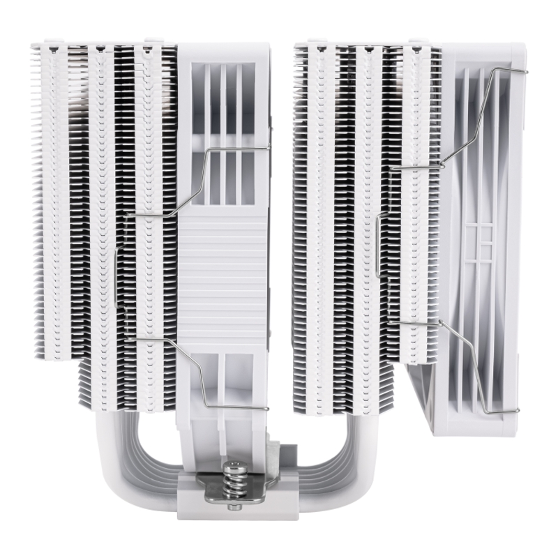 Кулер для процессора Thermalright Frost Tower 140, 2011, AM4, AM5, LGA115X, LGA1200, LGA1700 и др., белый, фото 8