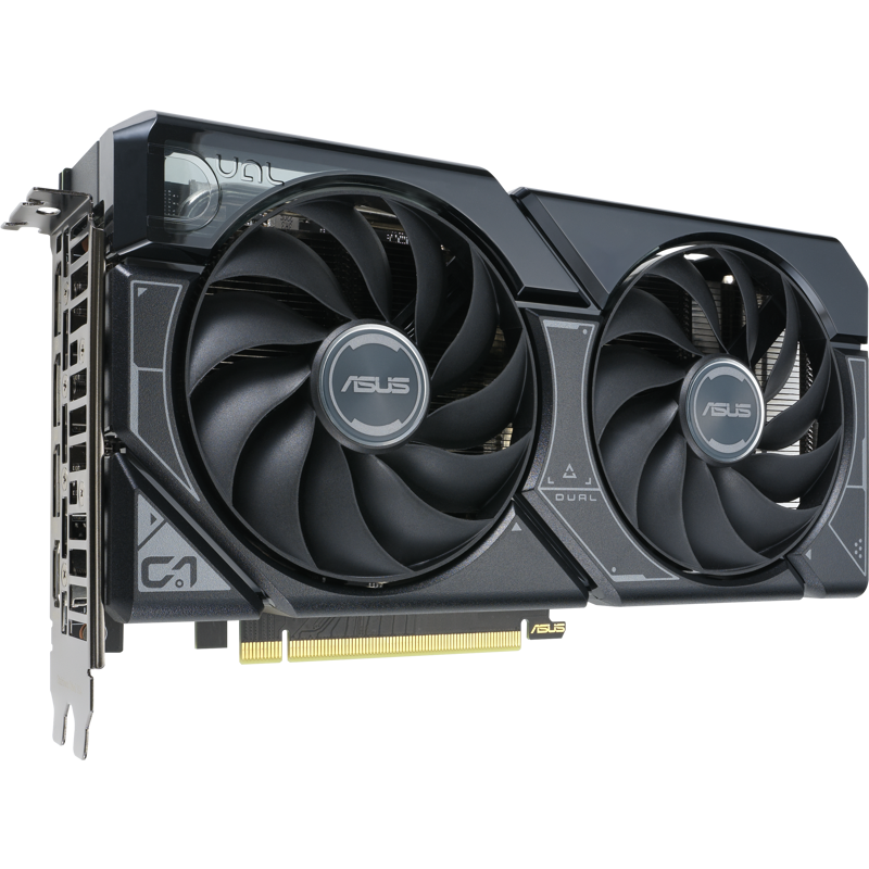 Видеокарта VGA ASUS NVIDIA GeForce DUAL-RTX4060TI-O8G-EVO 8GB, GDDR6/128-bit, PCIe 4.0, 1xHDMI 2.1a, 3xDP, 2.5-slot 90YV0J49-M0NA00 (ASUS DUAL-RTX4060TI-O8G-EVO), фото 3