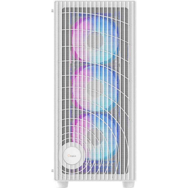Корпус для ПК Ocypus Gamma C70 WH ARGB, Midi Tower, белый, под ATX, mATX, Mini-ITX, фото 2