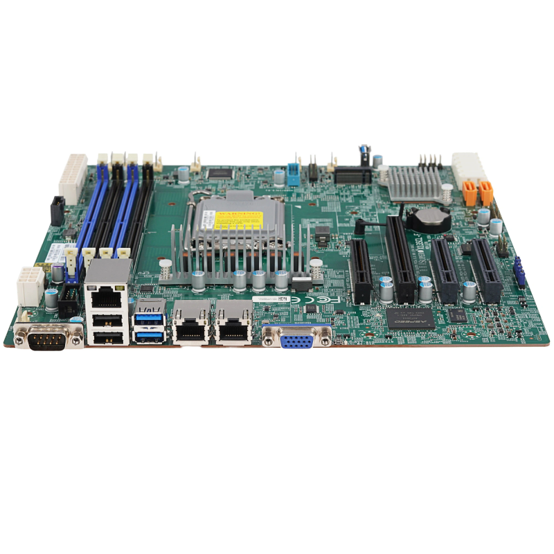 Материнская плата MB Supermicro X13SCL-F, Micro-ATX, 1x Intel Xeon 6300-series E-2400/Pentium (LGA-1700), 4x DIMM DDR5 UDIMM (SuperMicro MBD-X13SCL-F-B bundle), фото 3