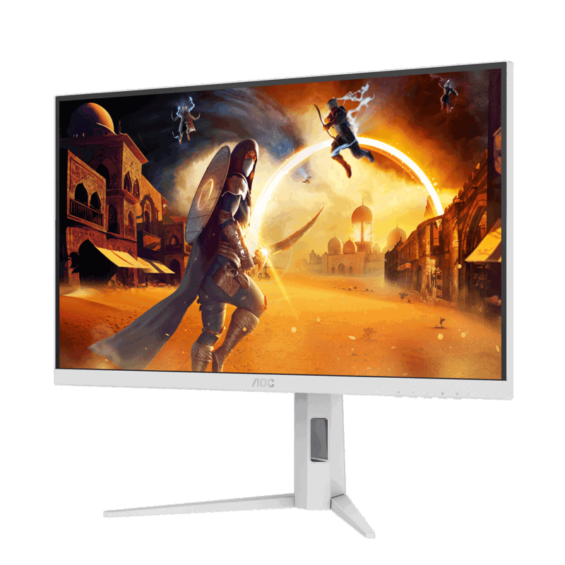 Монитор AOC Q27G4/WS, 27 дюймов, 2560x1440, 200 Гц, IPS, белый, DP 1.4 x 1, HDMI 2.0 x 1 и др., фото 3