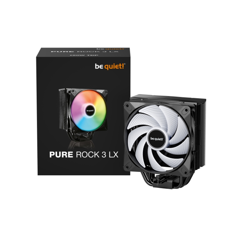 Кулер для процессора be quiet! PURE ROCK 3 LX, AM4, AM5, LGA115X, LGA1200, LGA1851, 1700, до 190 Вт, фото 5