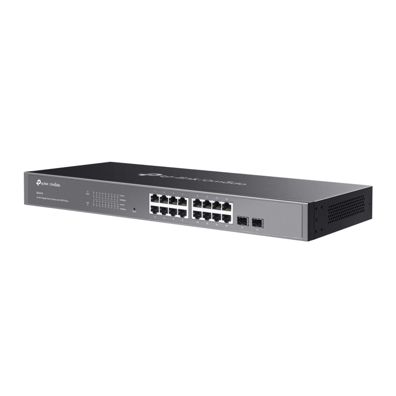 Коммутатор TP-Link JetStream SG2218 смарт, 16 портов 1 Гбит/с, 2 SFP, для стойки, фото 3