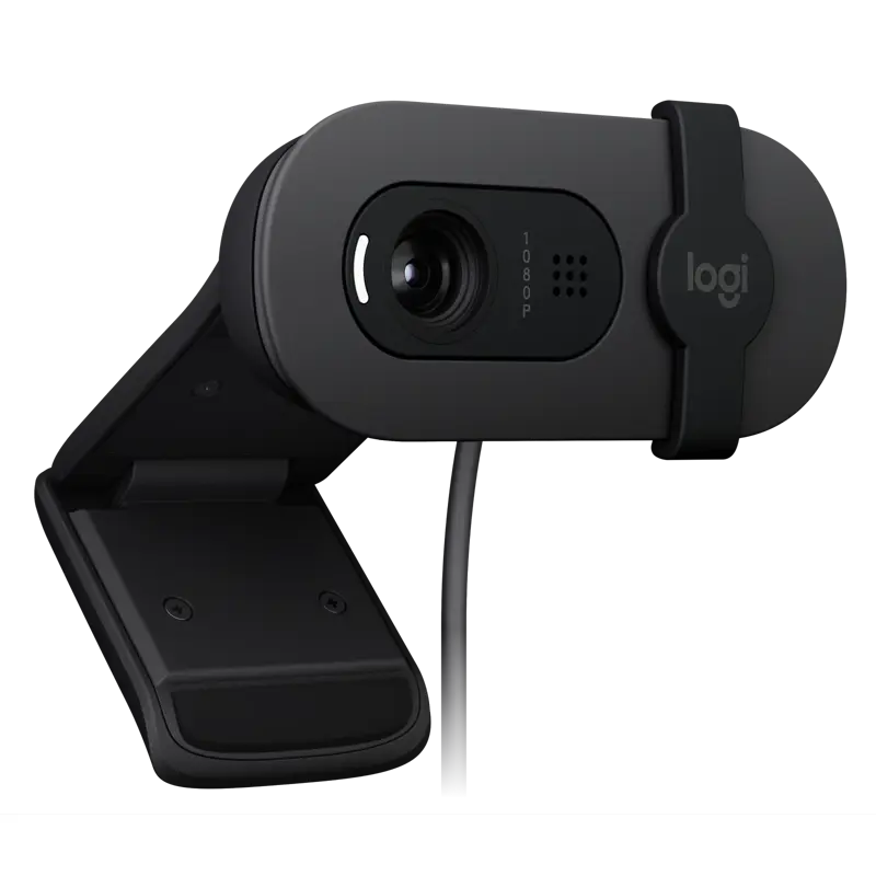Веб-камера Logitech Brio 100 Full HD webcam - GRAPHITE – USB, 1920х1080, 30 к/с, фокус фиксированный, фото 3