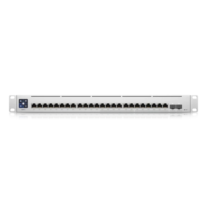 Коммутатор Ubiquiti USW-Enterprise-24-PoE уровня L3, 24 порта 2,5 Гбит/с PoE+, 2 SFP+, фото 3