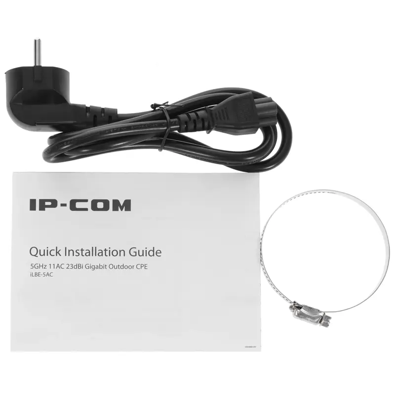 Радиомост Tenda IP-COM iLBE-5AC, 5 ГГц, 867 Мбит/с, антенна 23 дБи, IP65, порт 1 Гбит/с, PoE, фото 8