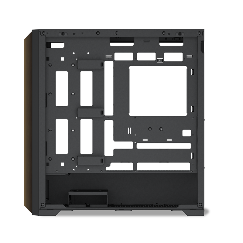 Корпус для ПК Sama Z60, Midi Tower, чёрный, под ATX, mATX, mITX, материал закалённое стекло, сталь, фото 6