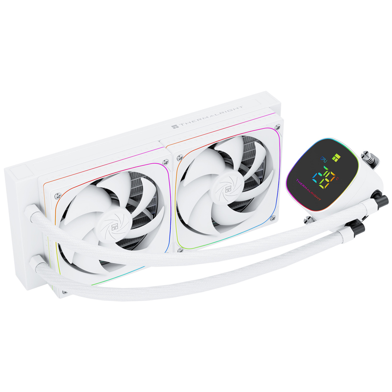 Система жидкостного охлаждения Thermalright Frozen Horizon 240 Digital, белый, фото 5