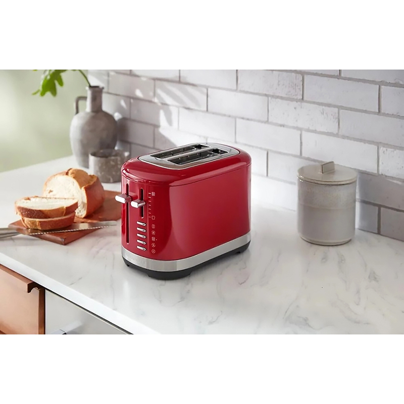 Тостер KitchenAid 5KMT2109EER на 2 тоста, 900 Вт, 7 степеней обжаривания, красный, фото 7