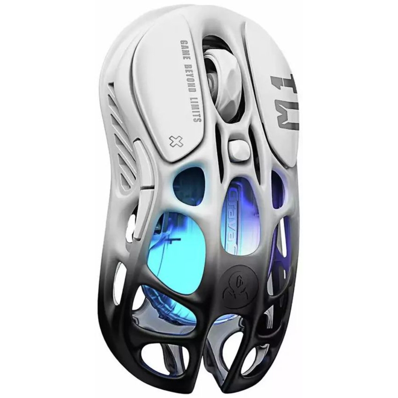 Мышь Gravastar Mercury M1 Pro Gradient, беспроводное подключение, белый, фото 4