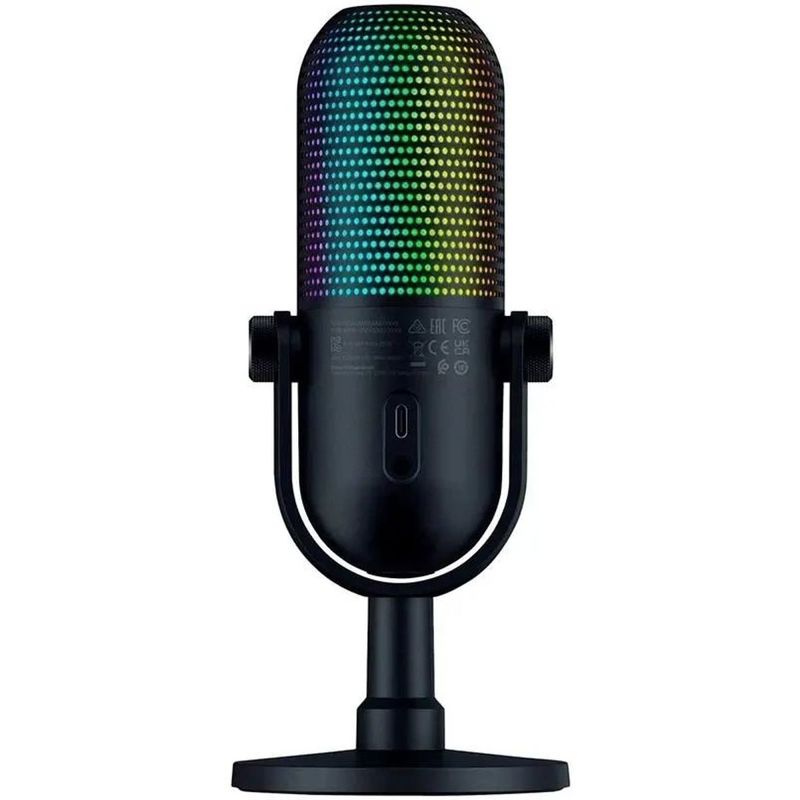 Микрофон Razer Seiren V3 Chroma, проводное подключение, USB Type-A, настольный, Black, фото 3