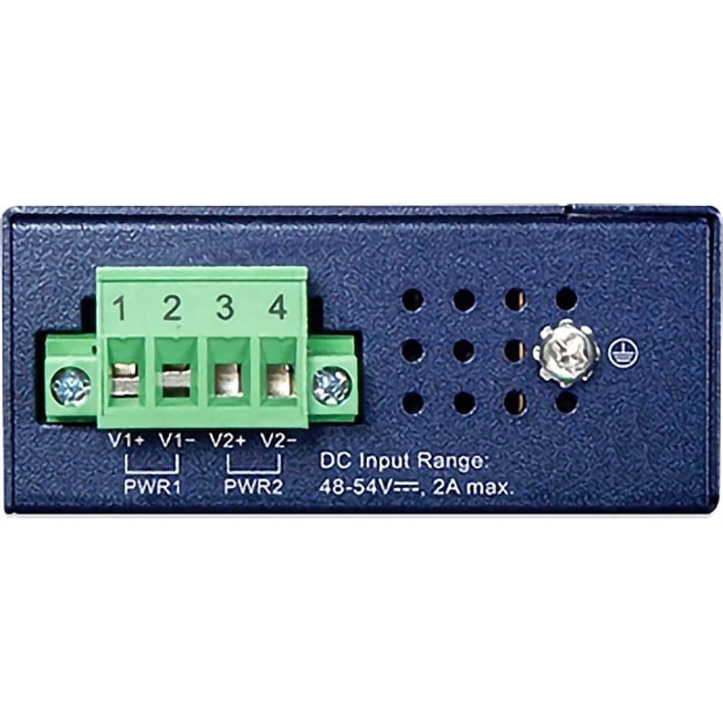 Медиаконвертер Planet IGTP-2205AT промышленный, 2 SFP, 2 порта 1 Гбит/с PoE+, бюджет 60 Вт, фото 3