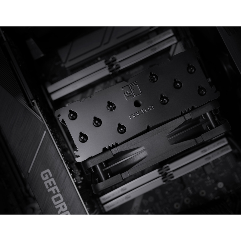 Кулер для процессора Noctua NH-U12S chromax.black, до 129 Вт, вентилятор 120 мм, шум 22.4 дБА, фото 6