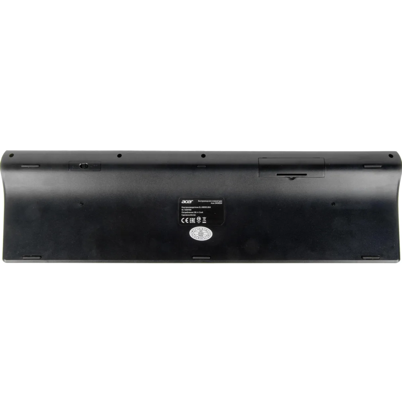 Клавиатура Acer OKR020 2.4G slim Multimedia, радиоканал, ножничные, чёрный, фото 3