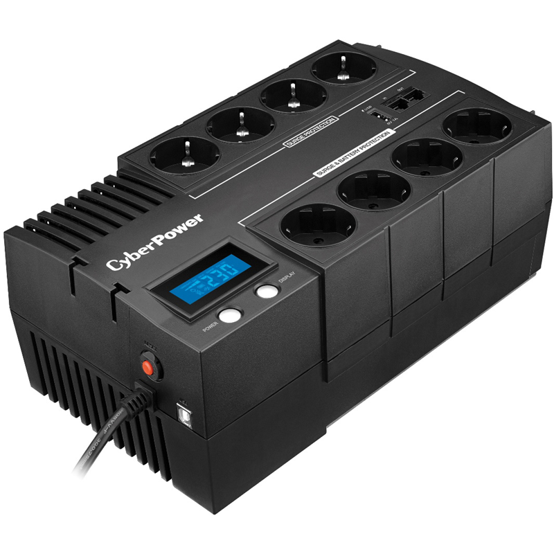ИБП Cyberpower Line-Interactive 1000VA, 1000 ВА, 600 Вт, 8 розеток, Schuko, фото 4