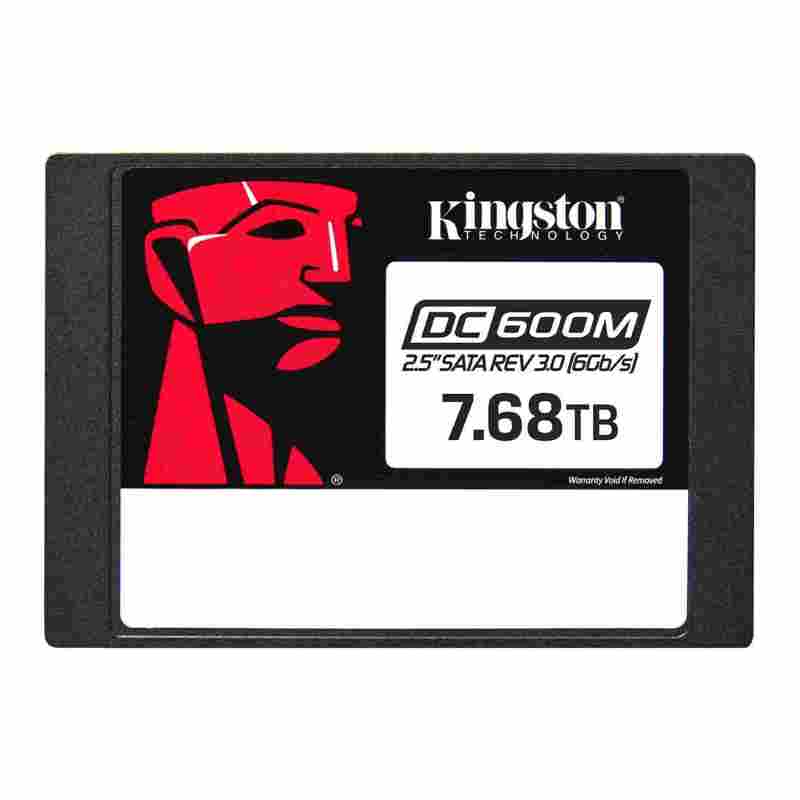 Твердотельный накопитель Kingston SSD DC600M, 7680GB, 2.5" 7mm, SATA3, 3D TLC, R/W 560/530MB/s, IOPs 94 000/34 000, TBW 14016, DWPD 1 (12 мес) (Kingston SEDC600M/7680G), фото 2
