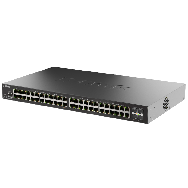 Коммутатор D-Link DGS-1210-52X/ME управляемый L2, 48 портов 1 Гбит/с, 4 SFP+ 10 Гбит/с, фото 2