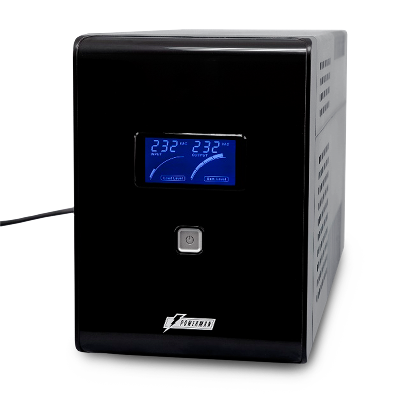 ИБП Powerman Smart Sine 1500, 1050 Вт, Line-Interactive, 4 розетки, Schuko, фото 4