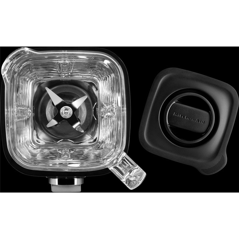 Стационарный блендер KitchenAid Artisan 5KSB4026EOB, стеклянный стакан 1,4 л, 1200 Вт, чёрный, фото 6