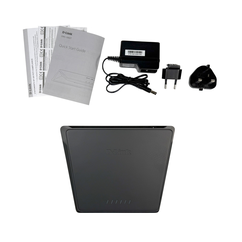 Конфигурируемый коммутатор Конфигурируемый коммутатор, 5x1000Base-T, 1x10GBase-T, DIP-переключатель, корпус металл (D-Link DMS-106XT/A2A), фото 6